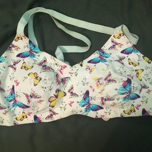 Knix x Betsey Johnson Butterfly Padded V Neck Bra Size 3
